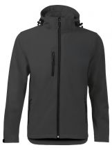 SOFTSHELL WINDSTORM HOODED MAN - GRAPHITE