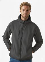 SOFTSHELL WINDSTORM HOODED MAN - GRAPHITE