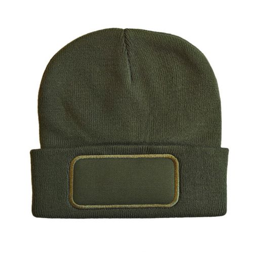 Czapka zimowa URBAN z naszywką - MILITARY