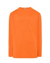 T-Shirt męski z długim rękawem TSRA150LS - ORANGE