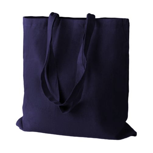 Torba bawełniana 220g Twill z dnem, kolor NAVY (NY)