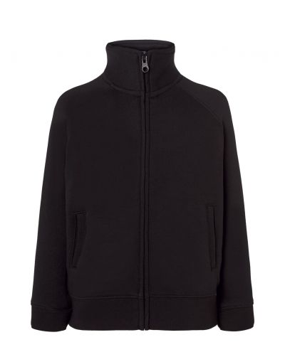 Bluza JHK KID FULL ZIP SWEATSHIRT - BLACK