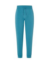 Spodnie SWEAT PANTS CUFF MAN - PETROL BLUE