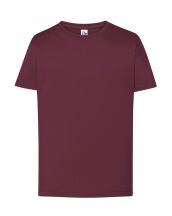 Premium T-Shirt KID JHK TSRK 190 BURGUNDY