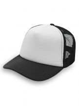 Czapka pięciopanelowa TRUCKER poliester 100% CZA610 - BLACK / WHITE