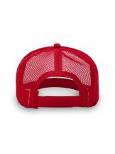 Czapka pięciopanelowa TRUCKER poliester 100% CZA610 - RED / WHITE