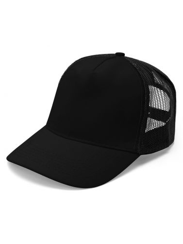 Czapka pięciopanelowa TRUCKER bawełna CZA611 - BLACK