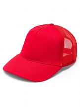 Czapka pięciopanelowa TRUCKER bawełna CZA611 - RED