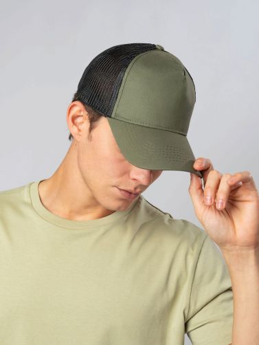 Czapka pięciopanelowa TRUCKER bawełna CZA611