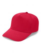 Czapka dziecięca pięciopanelowa KIDS CZA600K - RED