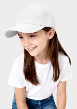 Czapka dziecięca pięciopanelowa KIDS CZA600K - WHITE