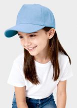 Czapka dziecięca pięciopanelowa KIDS CZA600K - SKY BLUE