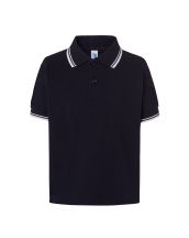 Polo JHK PKID 210 CONTRAST NAVY/WHITE