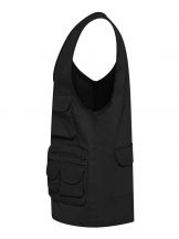 Kamizelka wielofunkcyjna – 9 kieszeni - REPORTER - BLACK