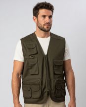 Kamizelka wielofunkcyjna – 9 kieszeni - REPORTER - MILITARY