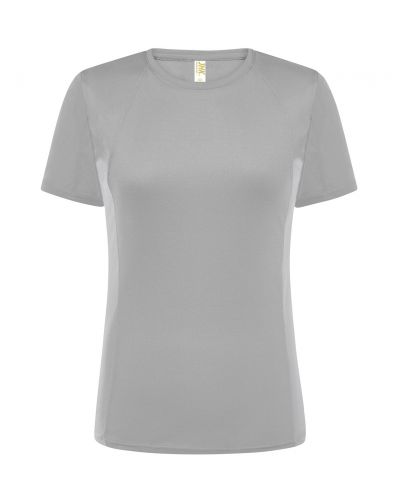 T-shirt JHK, damski sportowy - SPORT T-SHIRT LADY - SILVER