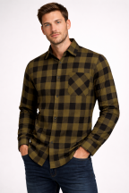 Koszula Flanelowa KOFL - KHAKI