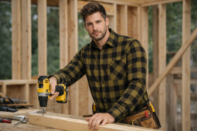 Koszula Flanelowa KOFL - KHAKI