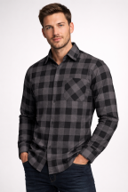 Koszula Flanelowa KOFL - GREY