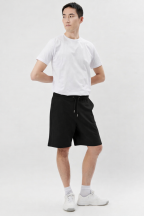 Spodenki dresowe French Terry – COSMO BS402 - BLACK