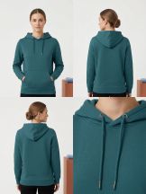 Bluza z kapturem Pepper BS342 - PETROLEUM