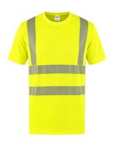 T-shirt ostrzegawczy NEOPLUS TSHV55 - GOLD FLUOR