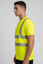 T-shirt ostrzegawczy NEOPLUS TSHV55 - GOLD FLUOR