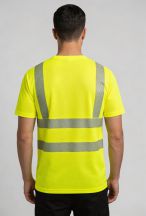 T-shirt ostrzegawczy NEOPLUS TSHV55 - GOLD FLUOR