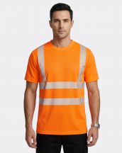 T-shirt ostrzegawczy NEOPLUS TSHV55 - ORANGE FLUOR