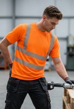 T-shirt ostrzegawczy NEOPLUS TSHV55 - ORANGE FLUOR