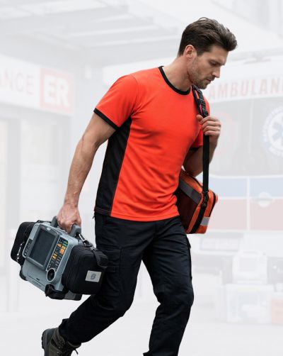 T-shirt NEOPLUS Duo Contrast HV TS60 RESCUE