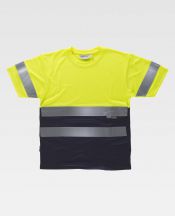 T-shirt ostrzegawczy WTC3941- GOLD FLUOR