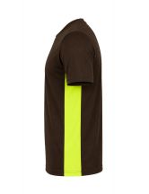 T-shirt NEOPLUS Duo Contrast TS60 - BLACK RUSTY / GOLD FLUOR