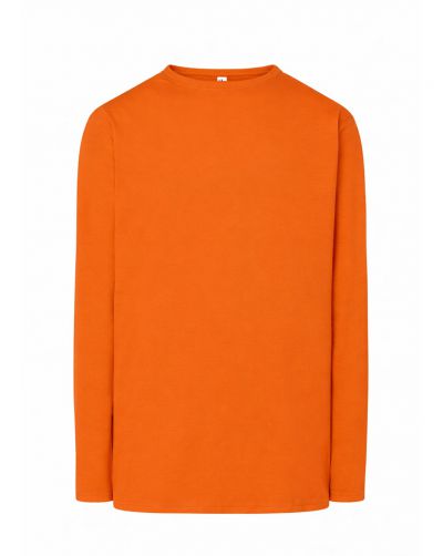 T-Shirt męski z długim rękawem TSRA170LS - ORANGE