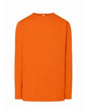 T-Shirt męski z długim rękawem TSRA170LS - ORANGE