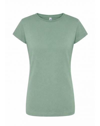 T-shirt damski JHK TSRLPRM - MOSS GREEN