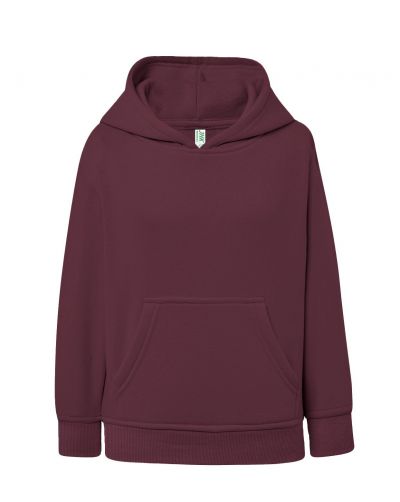 KID SWEATSHIRT KANGAROO BURGUNDY