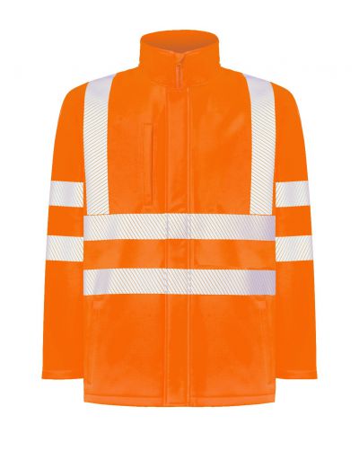 KURTKA SOFTSHELL HV06U01 - ORANGE FLUOR