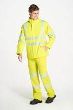 KURTKA SOFTSHELL HV06U01 - ORANGE FLUOR