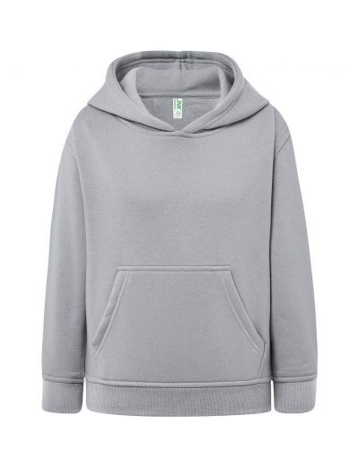 KID SWEATSHIRT KANGAROO SILVER