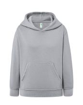 KID SWEATSHIRT KANGAROO SILVER