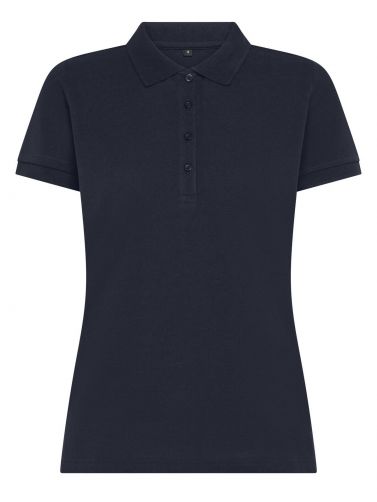 Polo damskie Ultrafit z elastanem BSW202 - NAVY