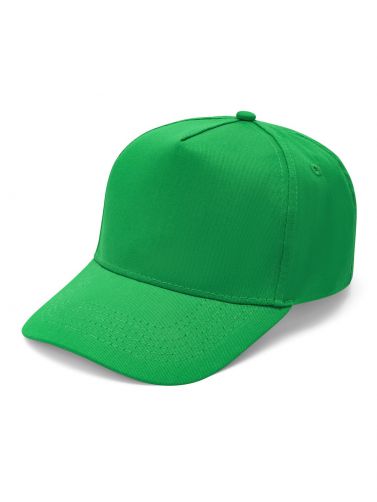 Czapka dziecięca pięciopanelowa KIDS CZA600K - KELLY GREEN