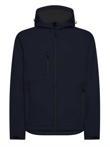 SOFTSHELL WINDSTORM HOODED MAN - NAVY