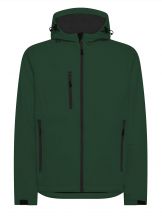 SOFTSHELL WINDSTORM HOODED MAN - FOREST GREEN