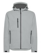 SOFTSHELL WINDSTORM HOODED MAN - PEARL GREY