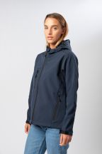 SOFTSHELL WINDSTORM HOODED LADY - NAVY