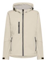 SOFTSHELL WINDSTORM HOODED LADY - OFF WHITE