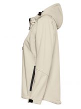 SOFTSHELL WINDSTORM HOODED LADY - OFF WHITE