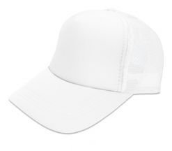Czapka pięciopanelowa TRUCKER poliester 100% CZA610 - WHITE / WHITE